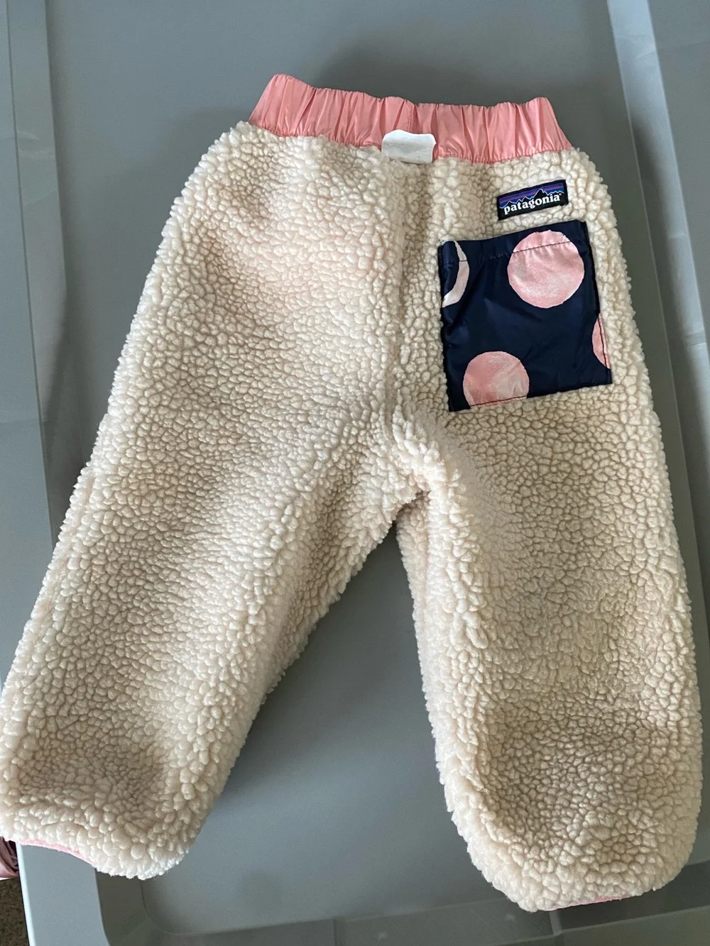 Patagonia baby snow set 12-18 months reversible tribbles pants and down jacket